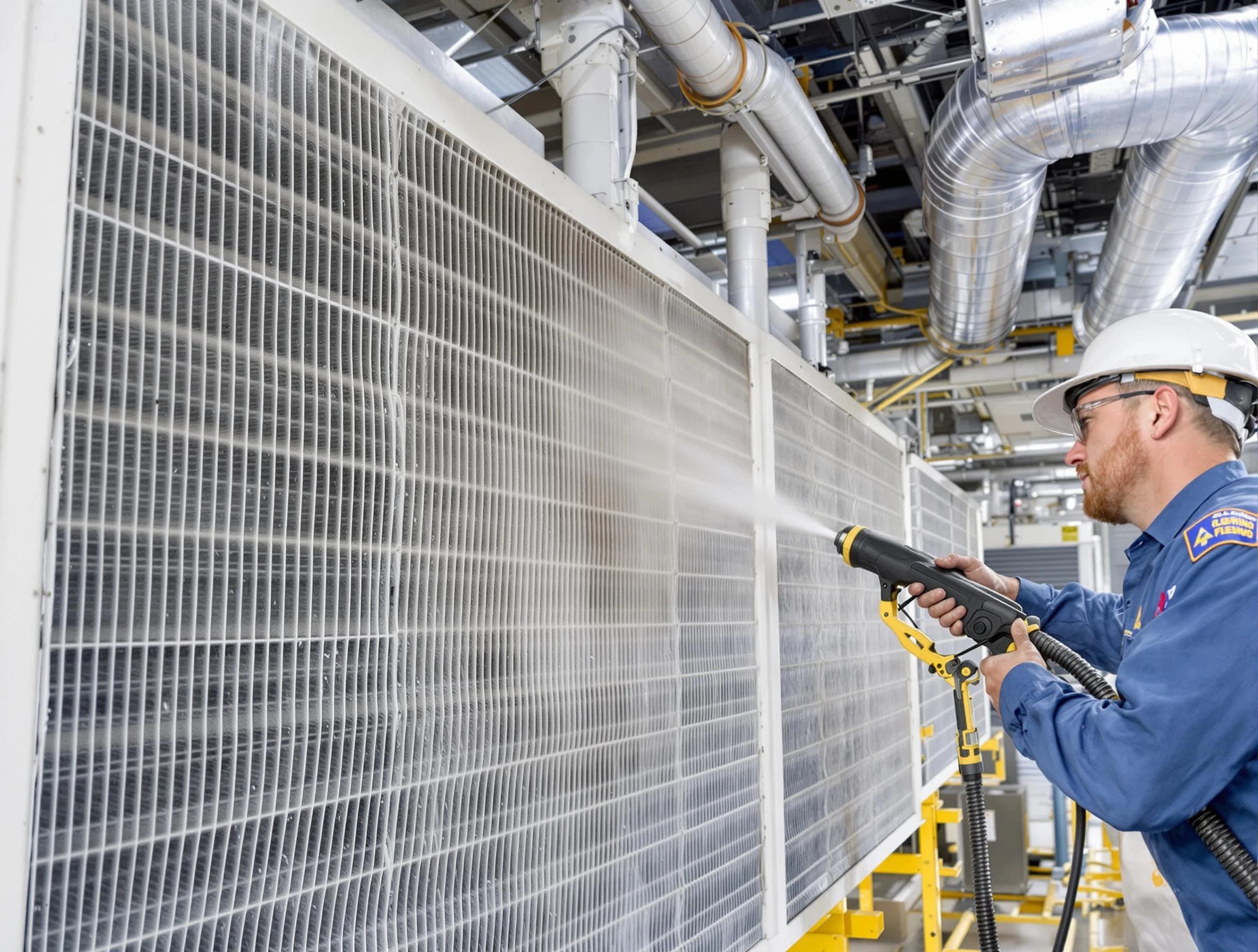 Professional commercial coil cleaning by Pawtucket Air Duct Cleaning in Pawtucket