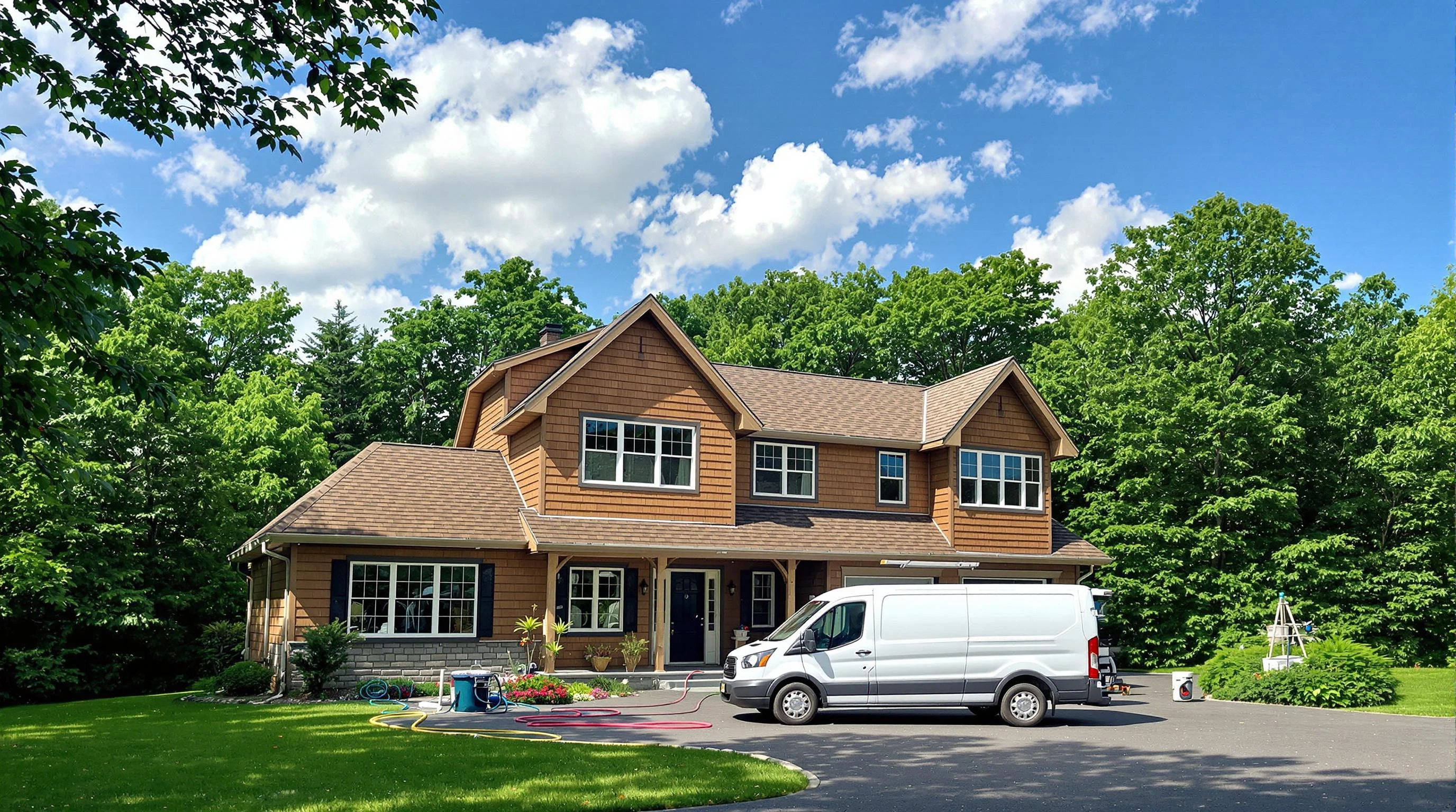 Pawtucket Air Duct Cleaning air duct cleaning crew working in Attleboro, MA