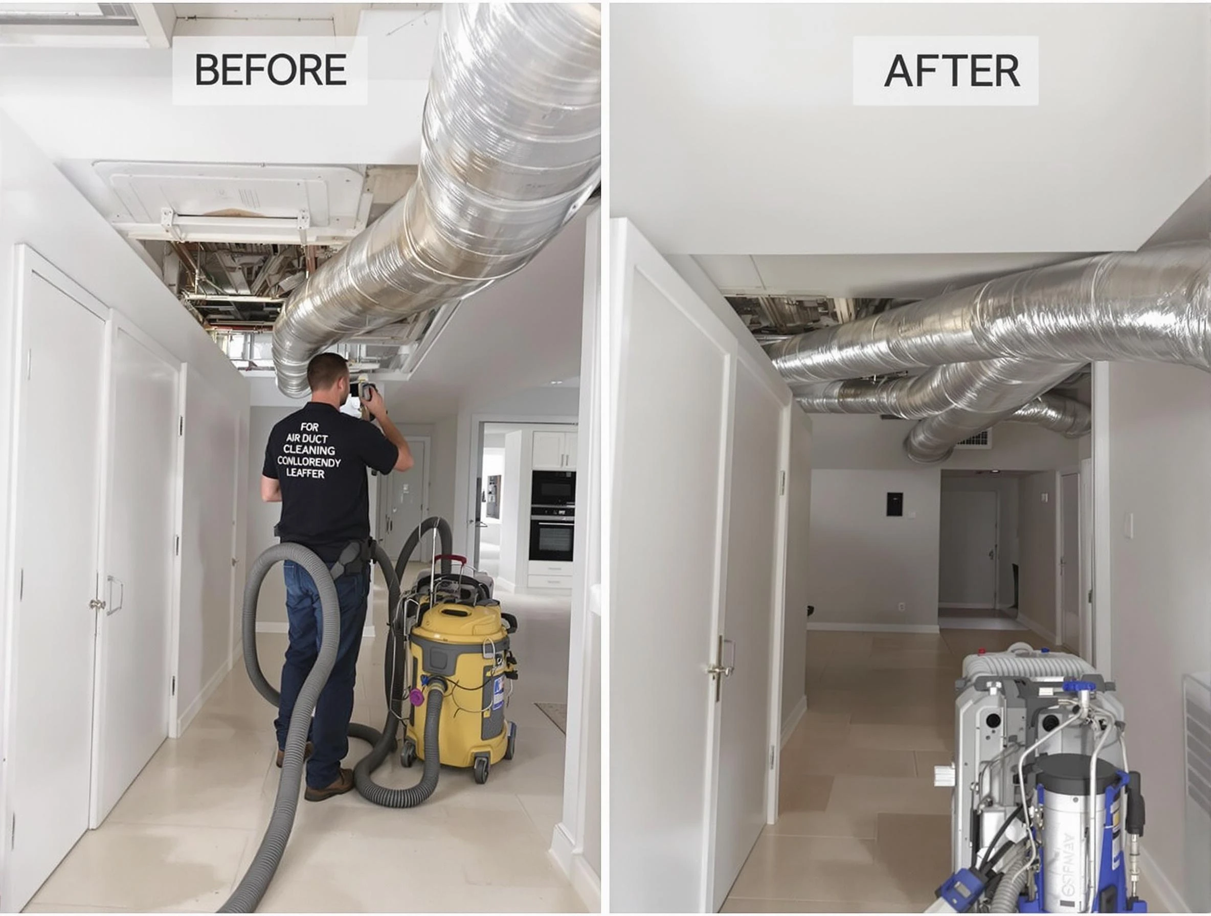 Pawtucket Air Duct Cleaning professional performing thorough air duct cleaning in Pawtucket