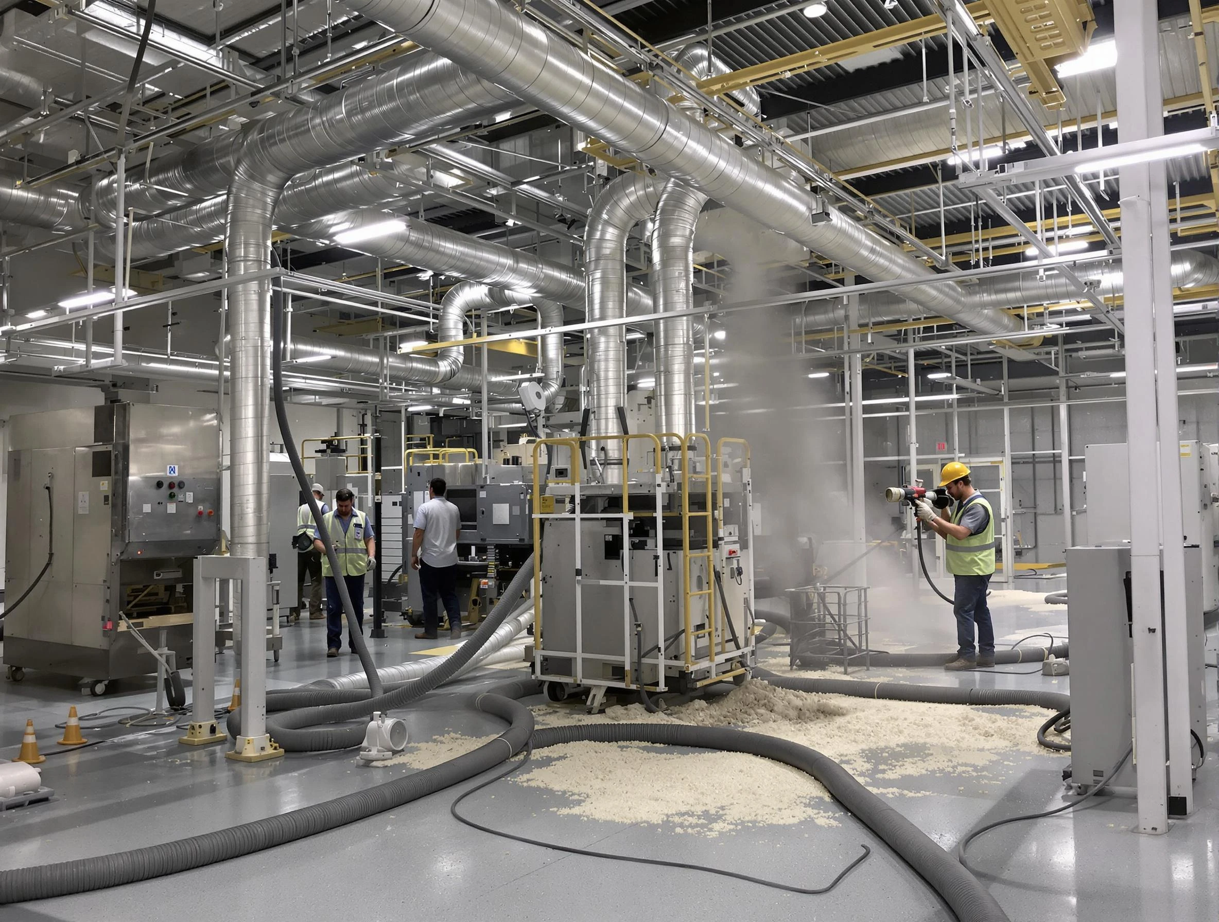 Heavy-duty industrial duct cleaning by Pawtucket Air Duct Cleaning in Pawtucket